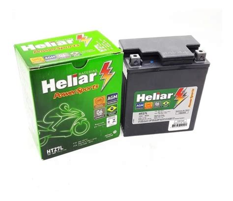 Bateria Heliar Htz7l 6ah Original Dafra Apache 150 2017 Mercado Livre