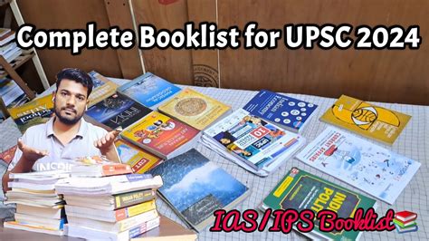 Upsc Complete Booklist For 2024 Aspirant Upsc Ias Ips 2024 Upsc