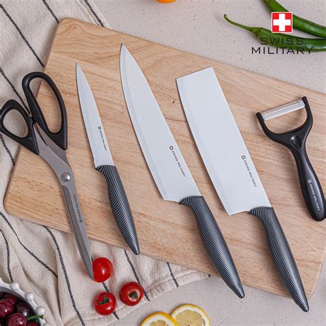 Jual Umeeshop Premium Knife Set Pisau Hitam Putih Black White Original