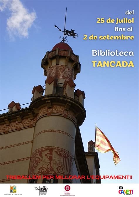 Ajuntament De Canet De Mar La Biblioteca Tanca Per Obres De