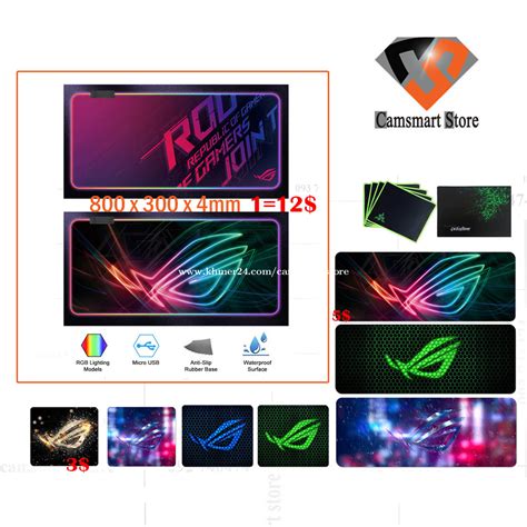 RGB Gaming Mouse Pad Large Mouse Pad Gamer XXL Led Computer Mousepad ...