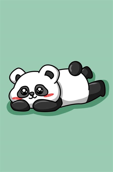 a lazy panda cartoon 3226457 Vector Art at Vecteezy