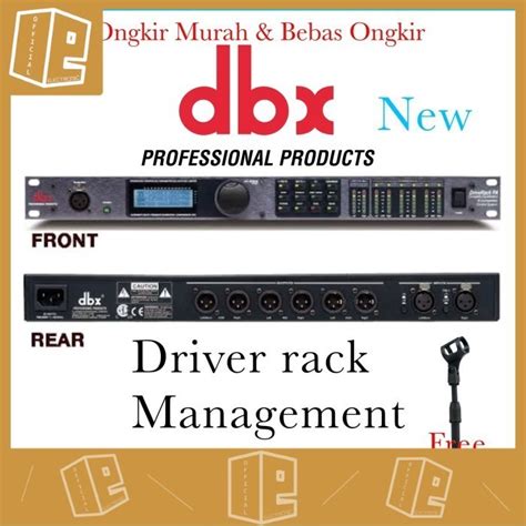 Jual Driver Rack Dbx Pa Speaker Management Equaliser Crossover Efek