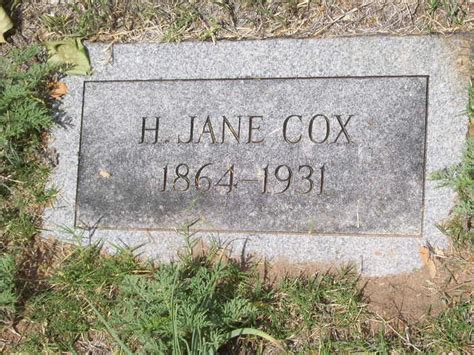 Hulda Jane Jones Cox Find A Grave Memorial