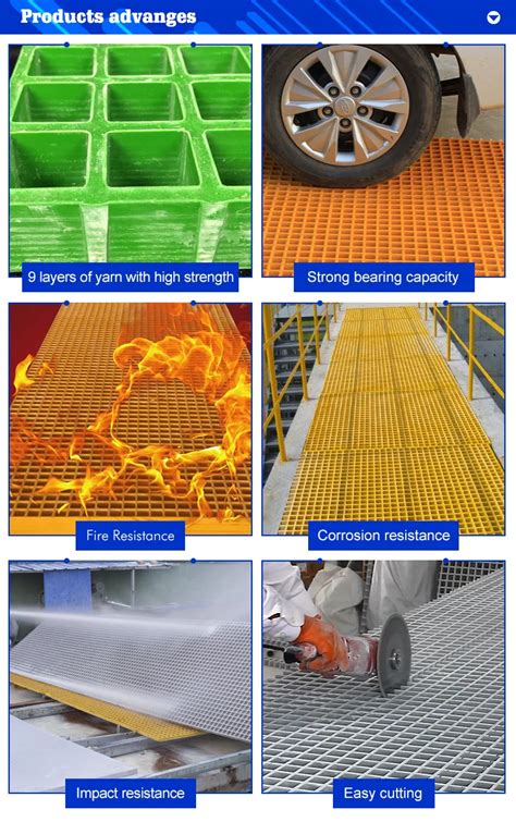 Mm Pigeon Grate Fibreglass Sheet Floor Grills Frp Grp Floor