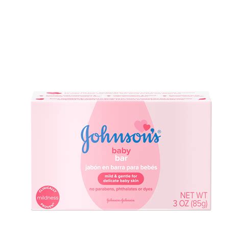 Johnson's Baby Soap Bar Gentle for Baby Bath and Skin Care, 3 oz - Walmart.com - Walmart.com