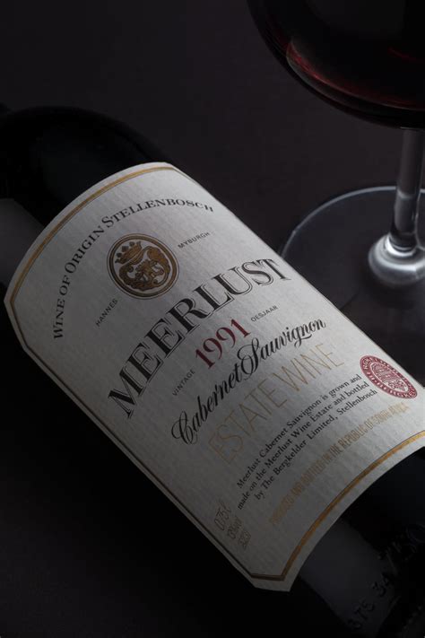 Meerlust Cabernet Sauvignon 1991 6 1 X 6 750ml Strauss And Co