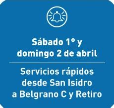 Cr Nica Ferroviaria L Nea Mitre Servicios R Pidos Y Adicionales En El