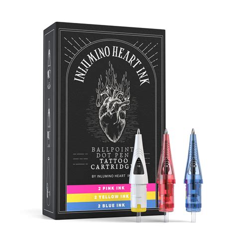 6 Ballpoint Pen Cartridges – Inlumino Heart Ink