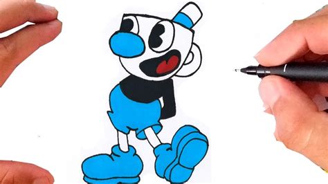 Como Desenhar Mugman Jogo Cuphead Youtube