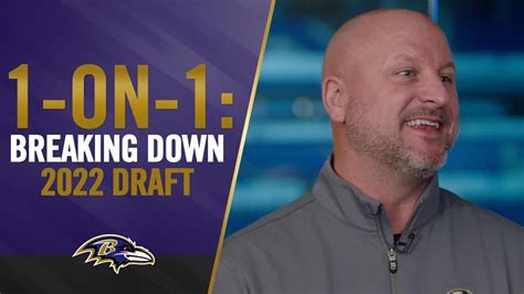 1-on-1: Joe Hortiz Breaks Down 2022 Draft | Baltimore Ravens - YouTube