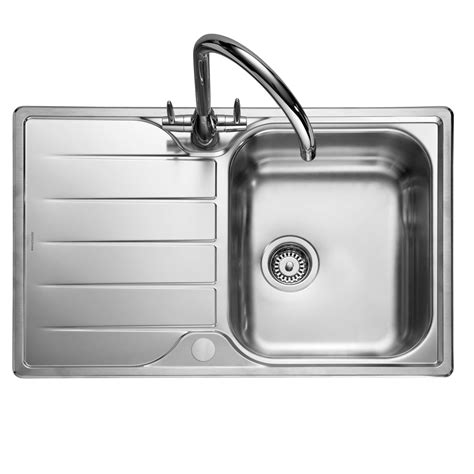 Rangemaster Michigan Compact Mg8001 Stainless Steel Sink Kitchen Sinks And Taps