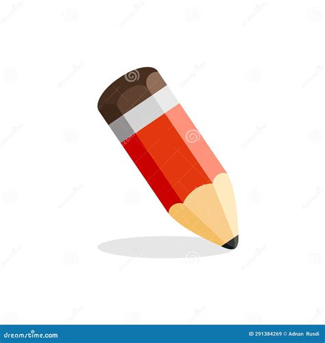 cute  funny pencil character cartoon vector illustration stock