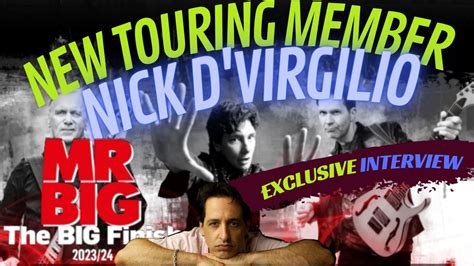 Mr Bigs Touring Drummer Nick Dvirgilio Speaks About How He Got The