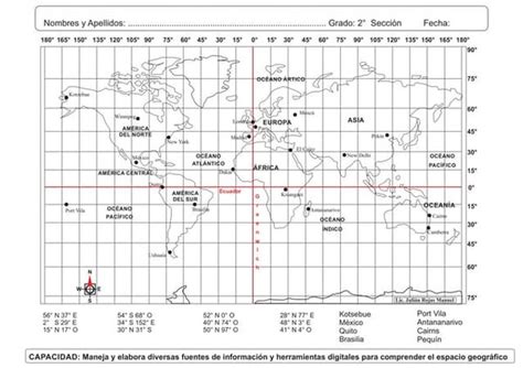 Top 60 Imagen Planisferio De Coordenadas Geográficas Viaterramx