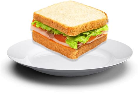 Download Transparent Ham Sandwich Png Ham Sandwich Clipartkey