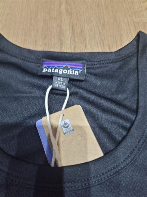 Patagonia Black Singlet Mens Fashion Activewear On Carousell