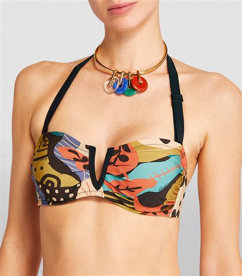 Womens Shan Multi Bandeau Bikini Top Harrods UK