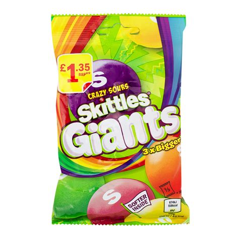 Skittles Giants Sours - 116g | Candy Funhouse – Candy Funhouse US