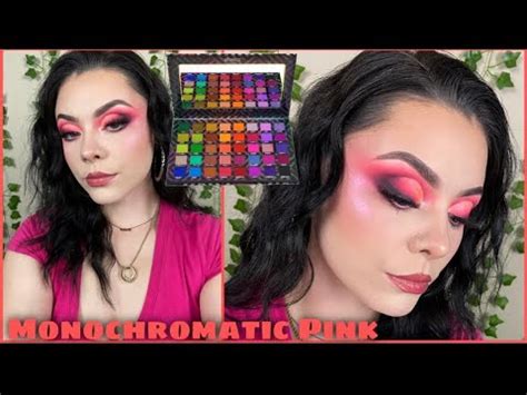 MONOCHROMATIC PINK MAKEUP BPERFECT CARNIVAL 3 LOVE TAHITI PALETTE