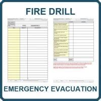 Fire Drill Emergency Evacuation Record - Construction Phase Plan