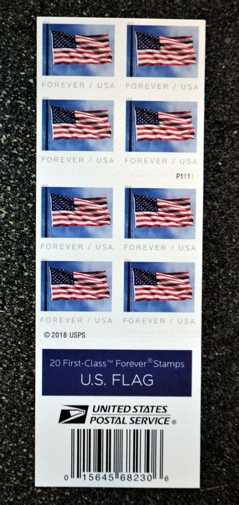 2019USA 5344 Forever U S Flag US Booklet Of 20 Mint APU P1111