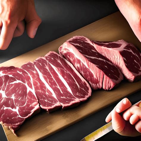 Carne Bovina Isolada Carne Fresca Fundo Brancogenerative Ai Foto Premium