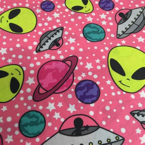 Alien Print Fabric