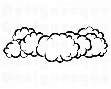 Clouds Svg Clouds Clipart Clouds Files For Cricut Clouds Etsy