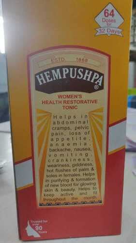 454 Ml Size Women Health Restorative Ayurvedic Hempushpa Tonic Syrup