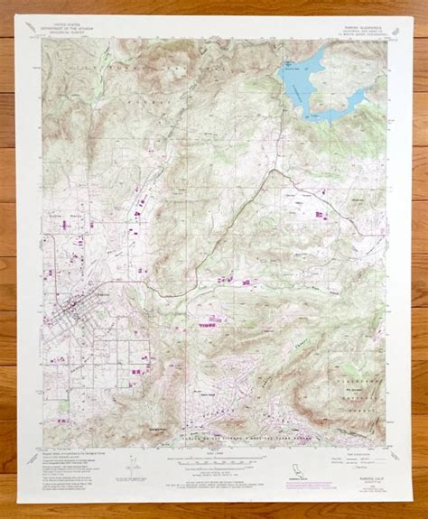 Antique Ramona California 1955 Us Geological Survey | Etsy - Ramona ...