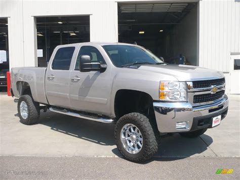 Silver Birch Metallic Chevrolet Silverado Hd Ltz Crew Cab X