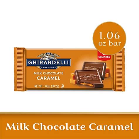 Ghirardelli Milk Chocolate Caramel Squares 2 Count 1 06 Oz Safeway