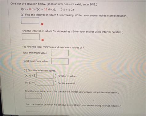 Solved Consider The Equation Below If An Answer Does Not