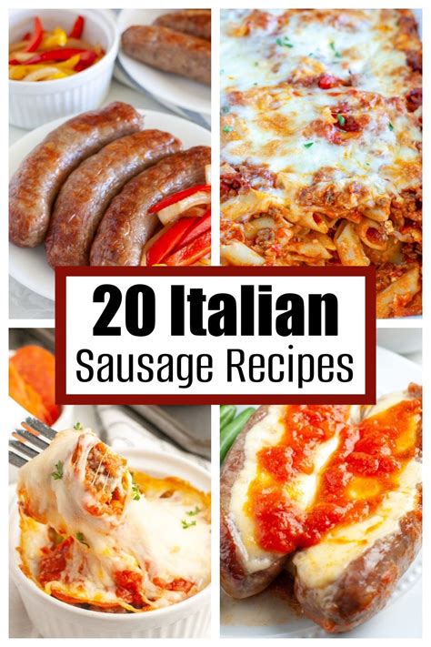 30 Delicious Italian Sausage Recipes Italian Sausage Recipes Pork Sausage Recipes Sausage Dishes