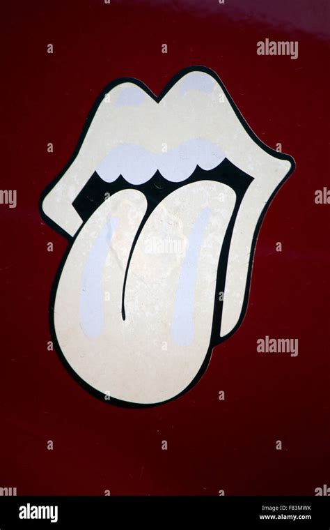 Logo das der banda Rolling Stones de Berlín Fotografía de stock Alamy