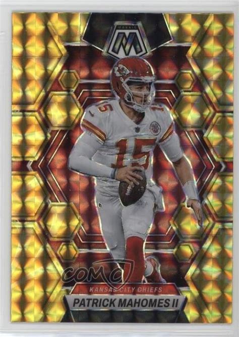 Panini Mosaic Reactive Yellow Mosaic Prizm Patrick Mahomes Ii