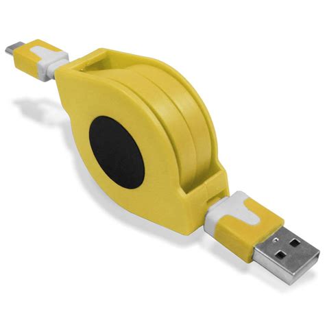 Usb To Micro Usb Retractable Data Sync Charger Cable For Various Phone