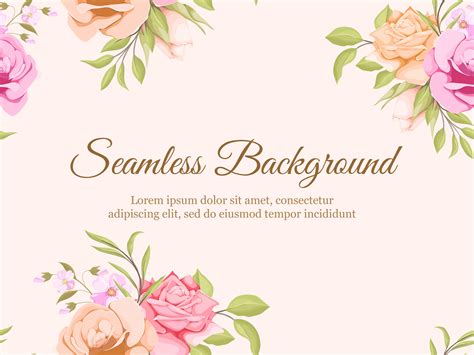 Seamless Banner Flower Concept Design Graphic by lukasdediz · Creative ...