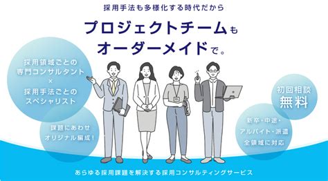 あらゆる採用課題を解決する採用コンサルティングサービス！各領域のスペシャリストでプロジェクトチームを編成。 株式会社アクシアエージェンシー