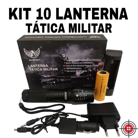 Atacado Kit Lanterna T Tica Militar De Combate Forshooter