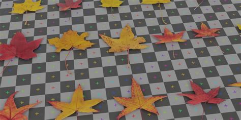 Autumn Leafs Photorealistic Collection Blender Market