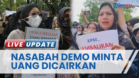 Nasabah Bpr Kr Indramayu Geruduk Pendopo Pemkab Cari Bupati Nina