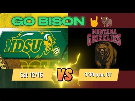 NDSU BISON FOOTBALL GAME YouTube