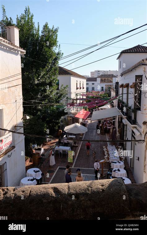 Chinchillas Street Leading To Plaza De Los Naranjos Old Town Of