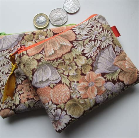 Pretty Floral Coin Purse Folksy