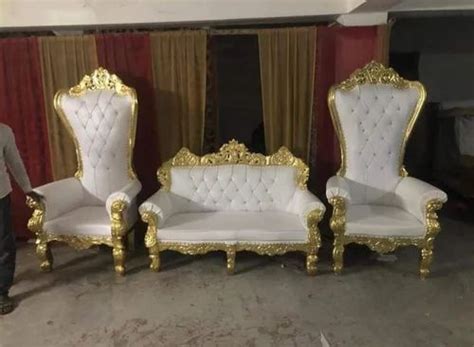 Golden Wedding Stage Sofa Set At Rs 21999 In Saharanpur ID 2849738356033