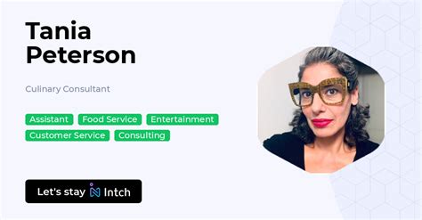 tania peterson culinary consultant intch