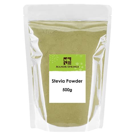 Manor Springs Stevia Powder 500g Natural Sweetener For Healthier Living