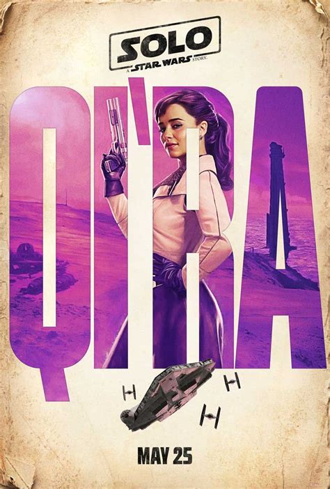 Qi Ra Poster De Solo Star Wars Filme Cinema Star Wars Star Wars